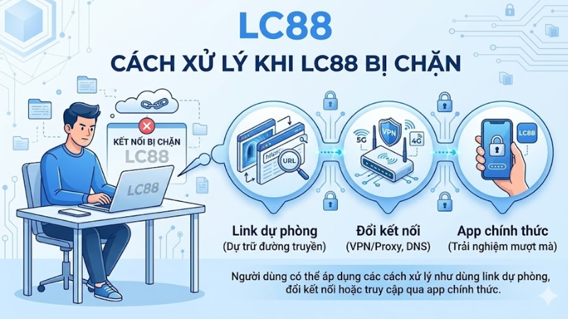 Cách xử lý LC88 bị chặn trên điện thoại